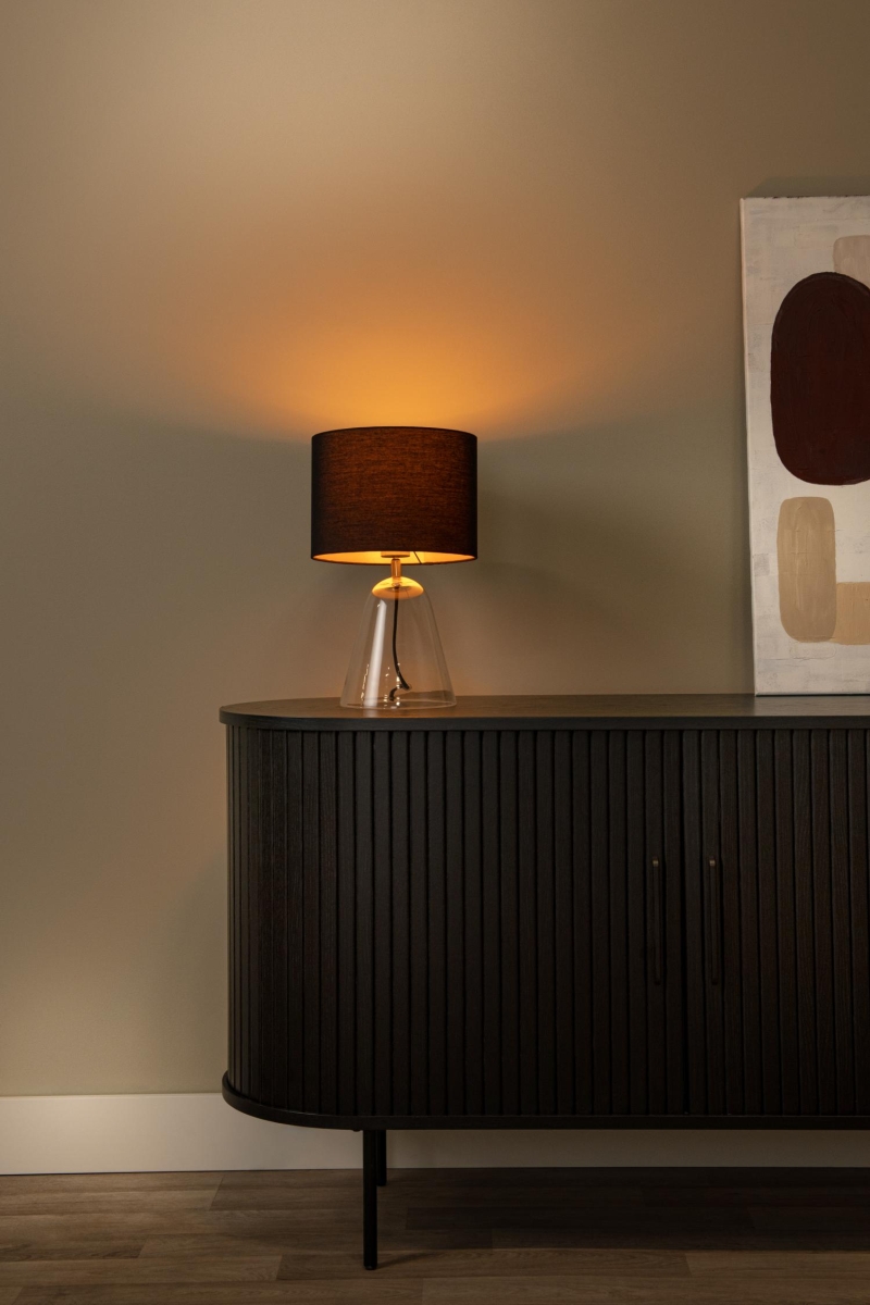 Lucide CAMPANA - Stolná lampa - 1xE27 - Transparent